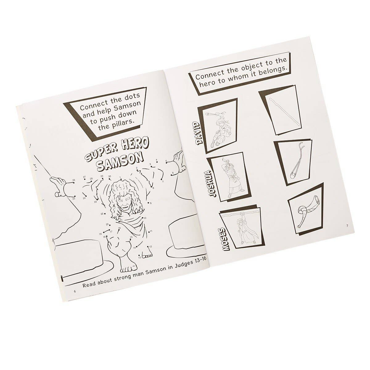 Super Heroes Bible Activity Book