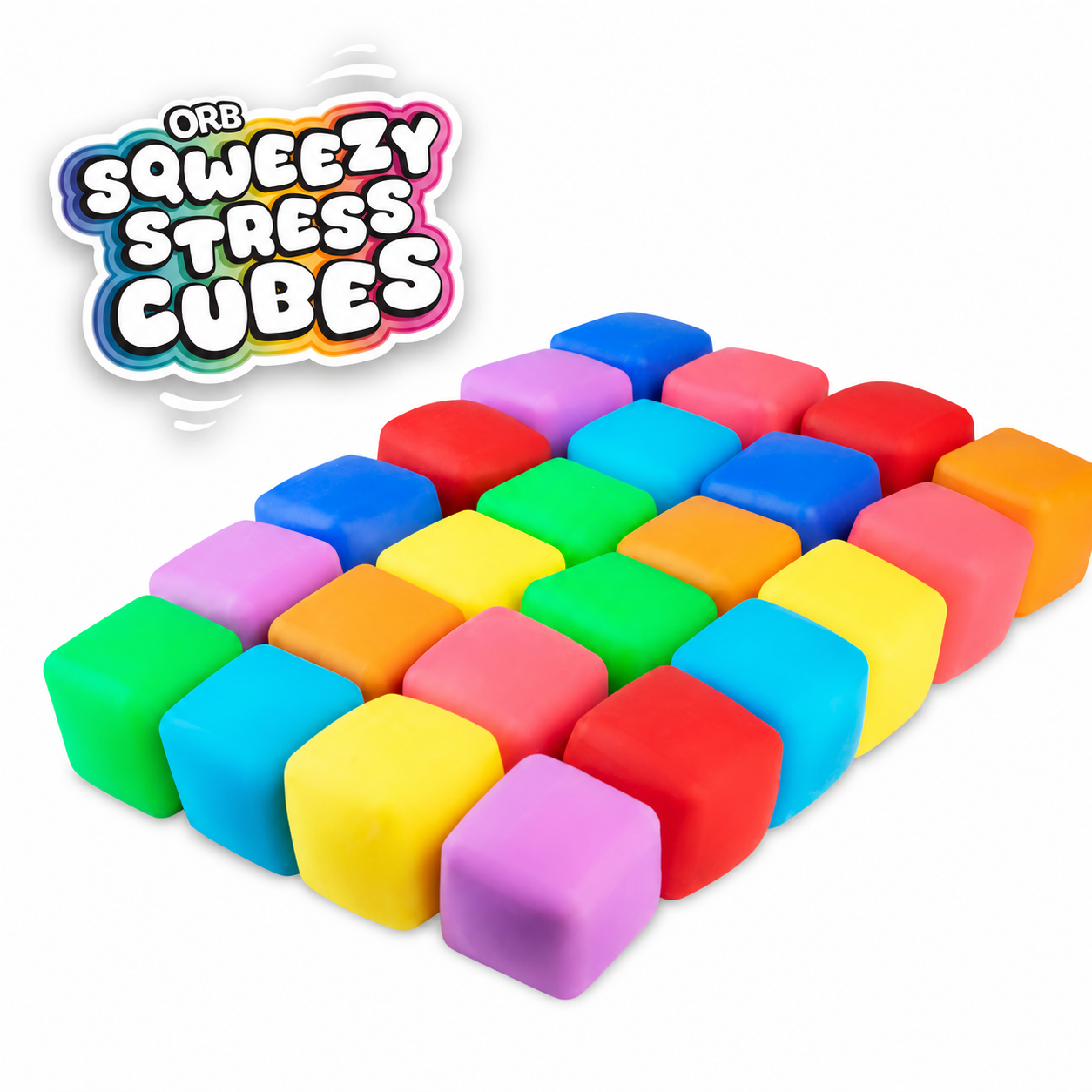 ORB Curiosities® Sqweezy Stress Cube