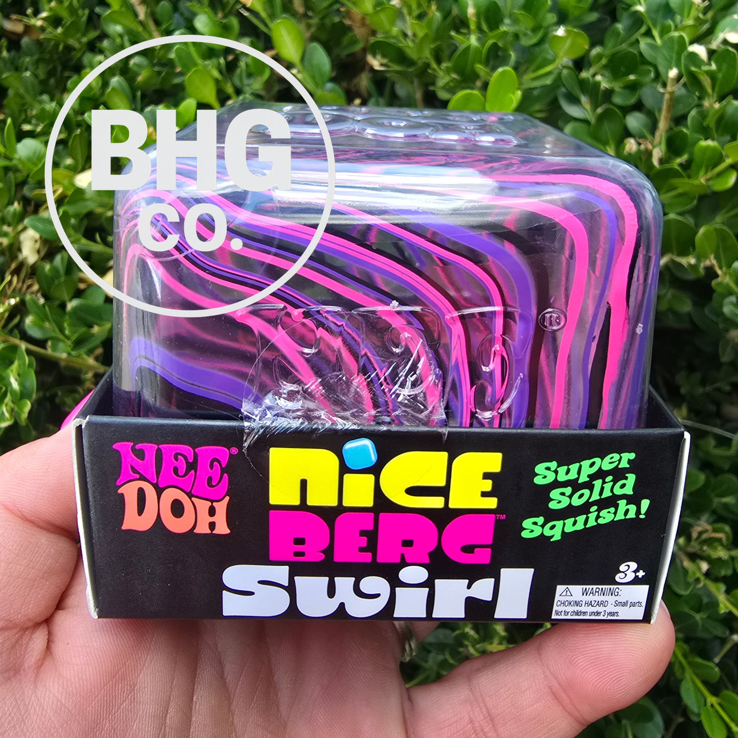 NeeDoh Swirl Nice Berg | Pink & Purple