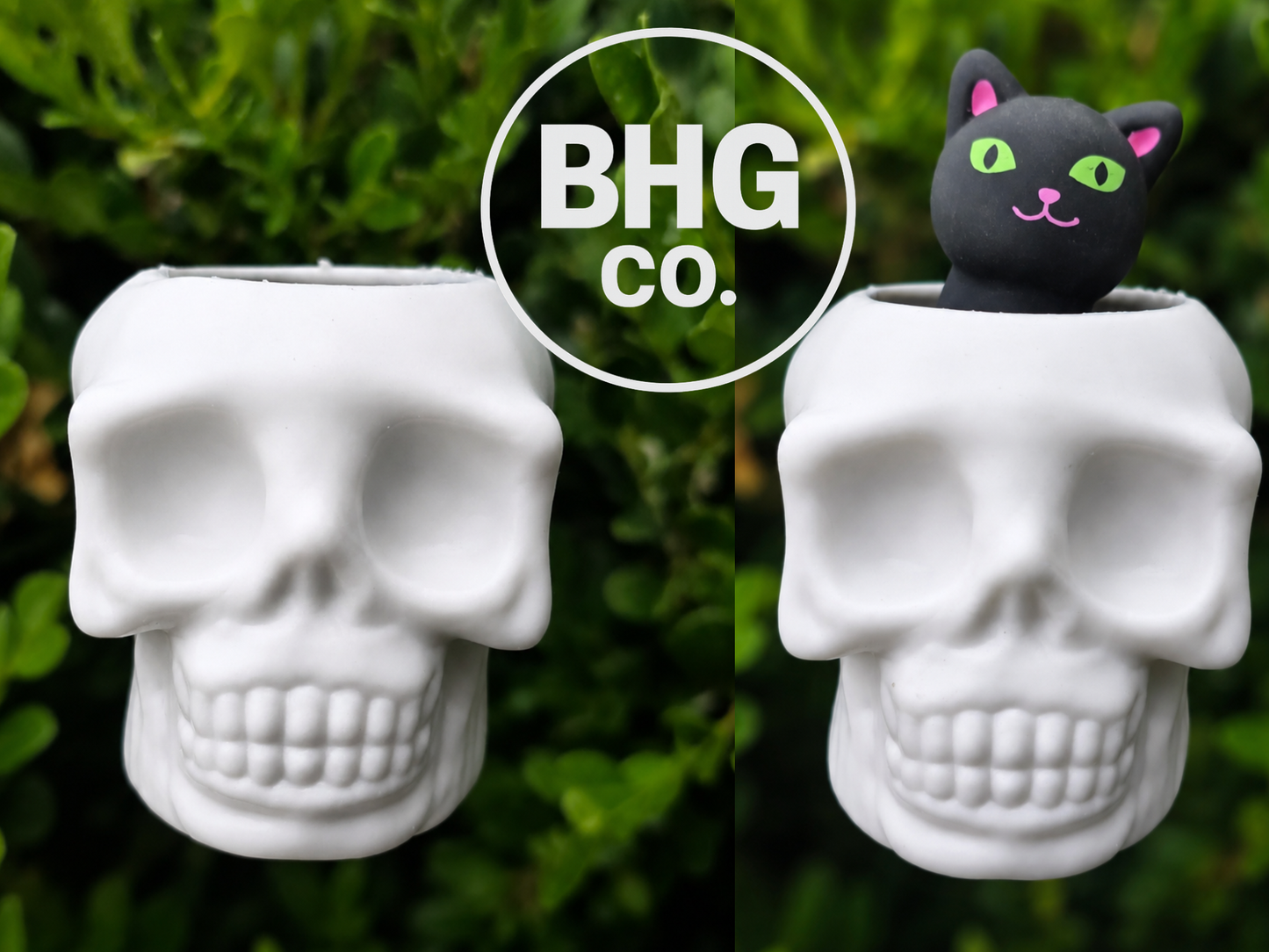 Halloween Skull Pop-Up Squishy – Black Cat Surprise Sensory Fidget