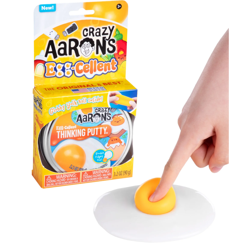 Crazy Aaron's Eggcellent Thinking Putty – Full Size Tin