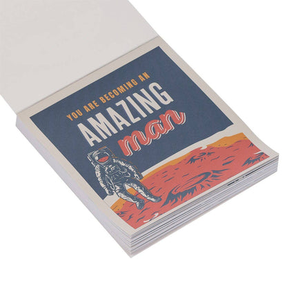 101 Blue Space Lunchbox Notes for Guys