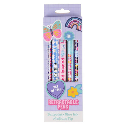 Shine for Jesus Blue Ink Ballpoint Pen Set (5-Pack)