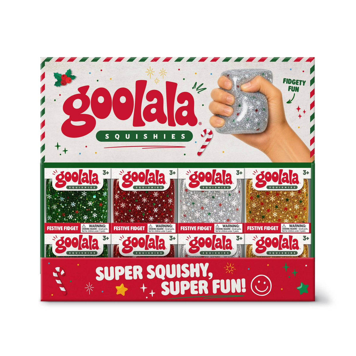 Goolala | Christmas Squishies Festive Cube