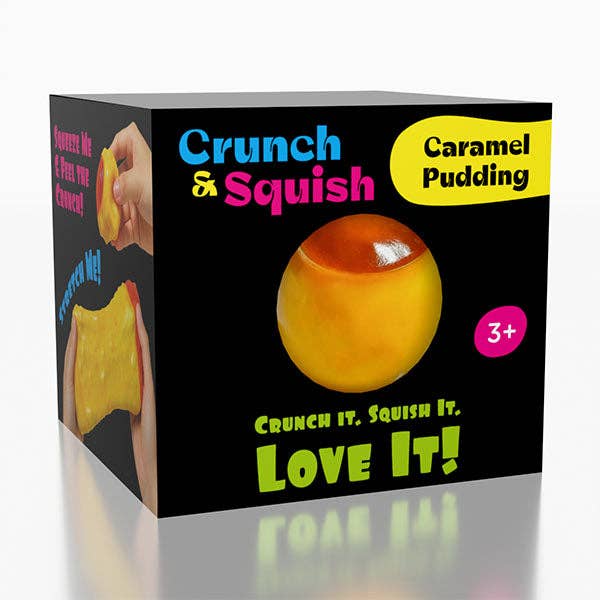 Crunch & Squish | Caramel Pudding Crunchy ASMR Squishy