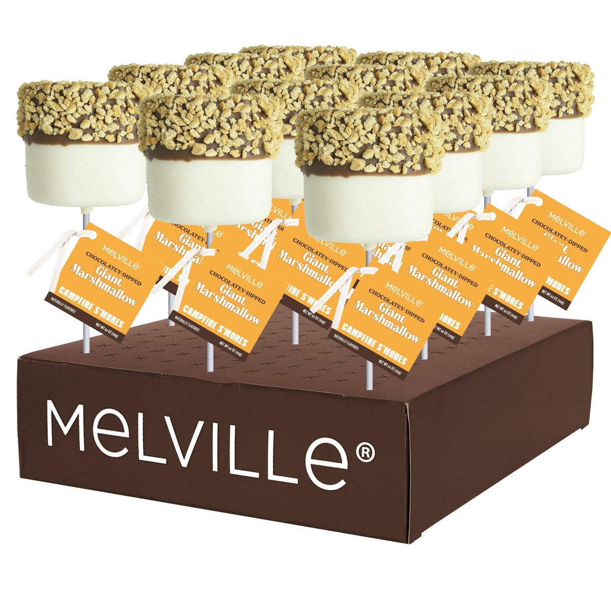 Melville | Giant Graham Cracker S'More Marshmallow Pop