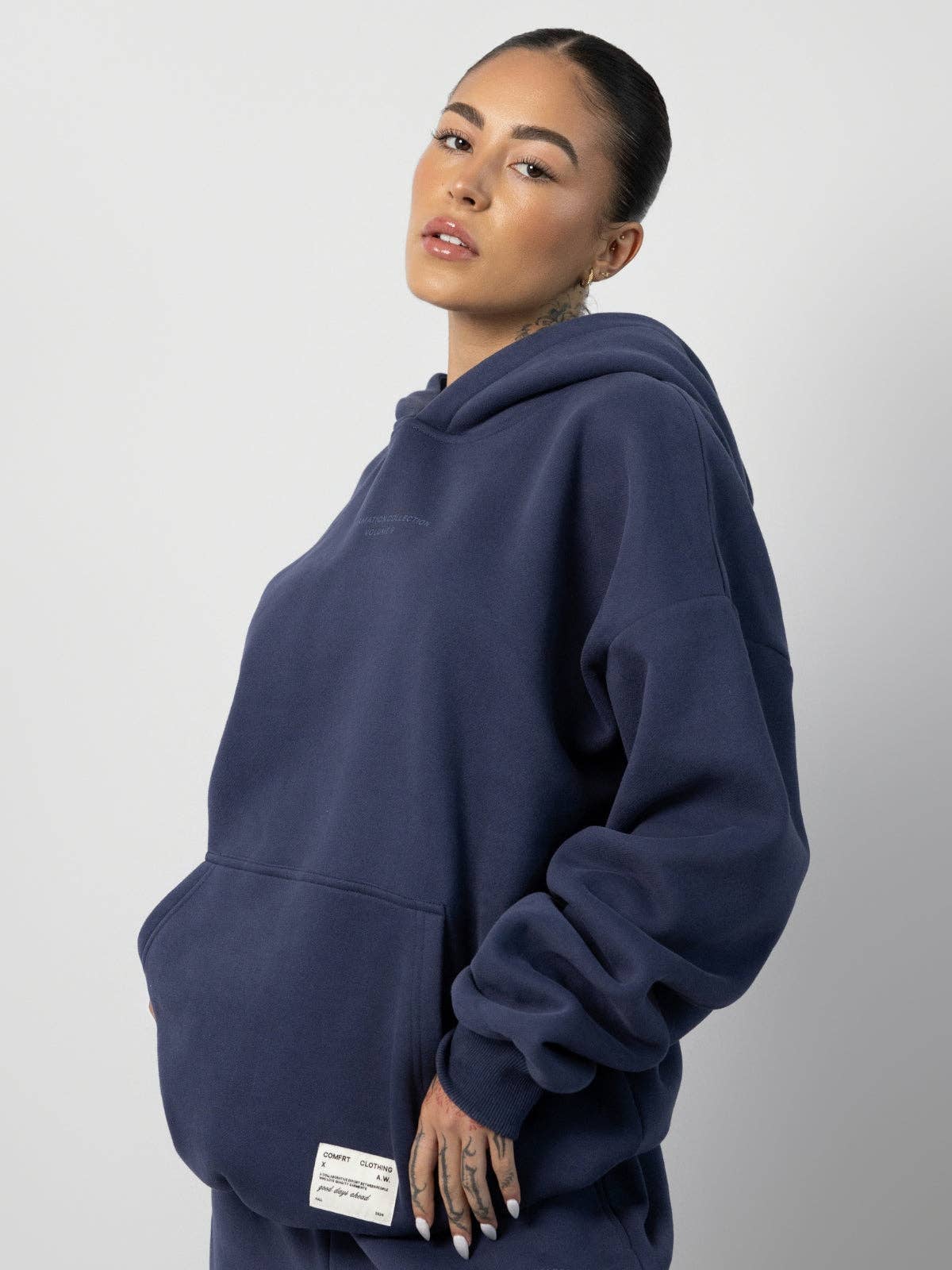 Comfrt | Affirmation Collection Hoodie - CloudTouch™ Heavyweight Oversized Fleece