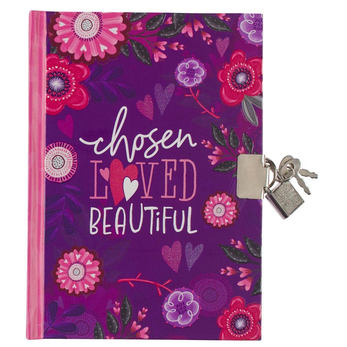 Chosen, Loved, Beautiful Secret Diary with Lock & Keys