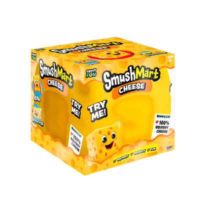 RMS SmushMart™ Giant Cheese Block Squishy by Crazy Fun™ – Slow Rise Food Squishy