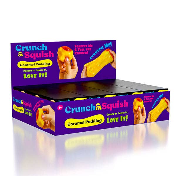 Crunch & Squish | Caramel Pudding Crunchy ASMR Squishy