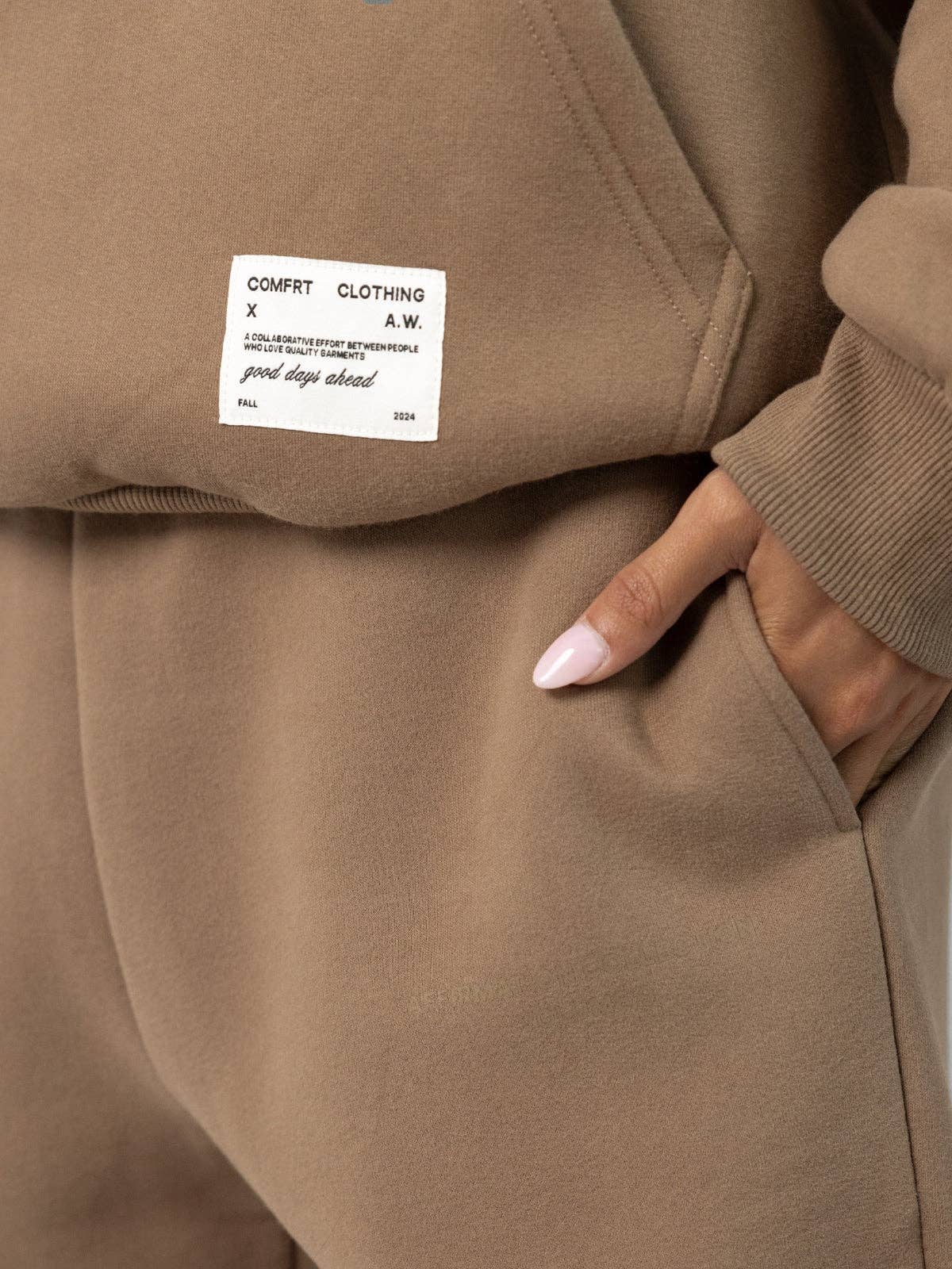 Comfrt | Affirmation Collection Hoodie - CloudTouch™ Heavyweight Oversized Fleece