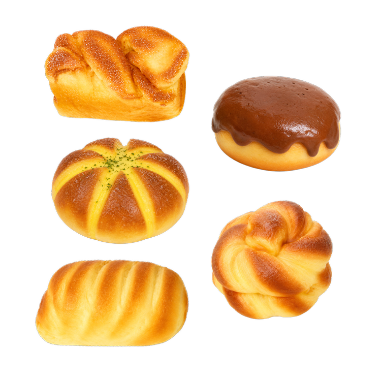 Fun Doh Bakery Slow-Rise Squishy – Kawaii Bread & Pastry Collection