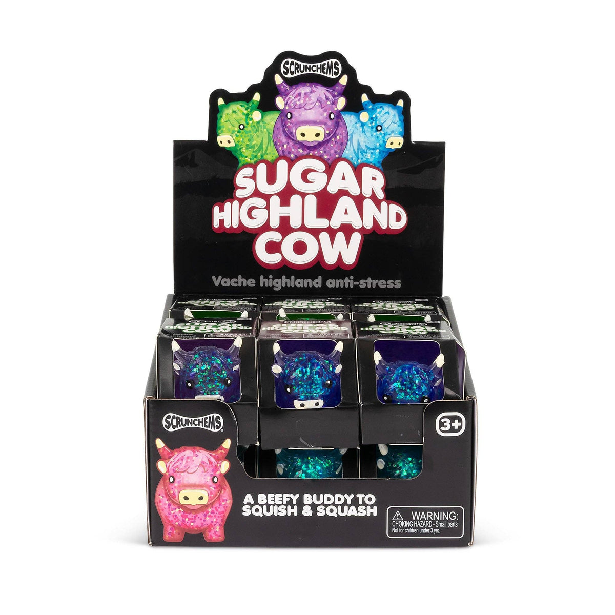 Scrunchems® Sugar Highland Cow Squishy
