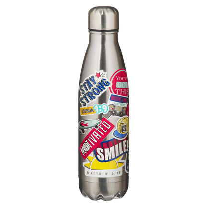 Stay Strong Kid Stainless Steel Water Bottle – 17 oz