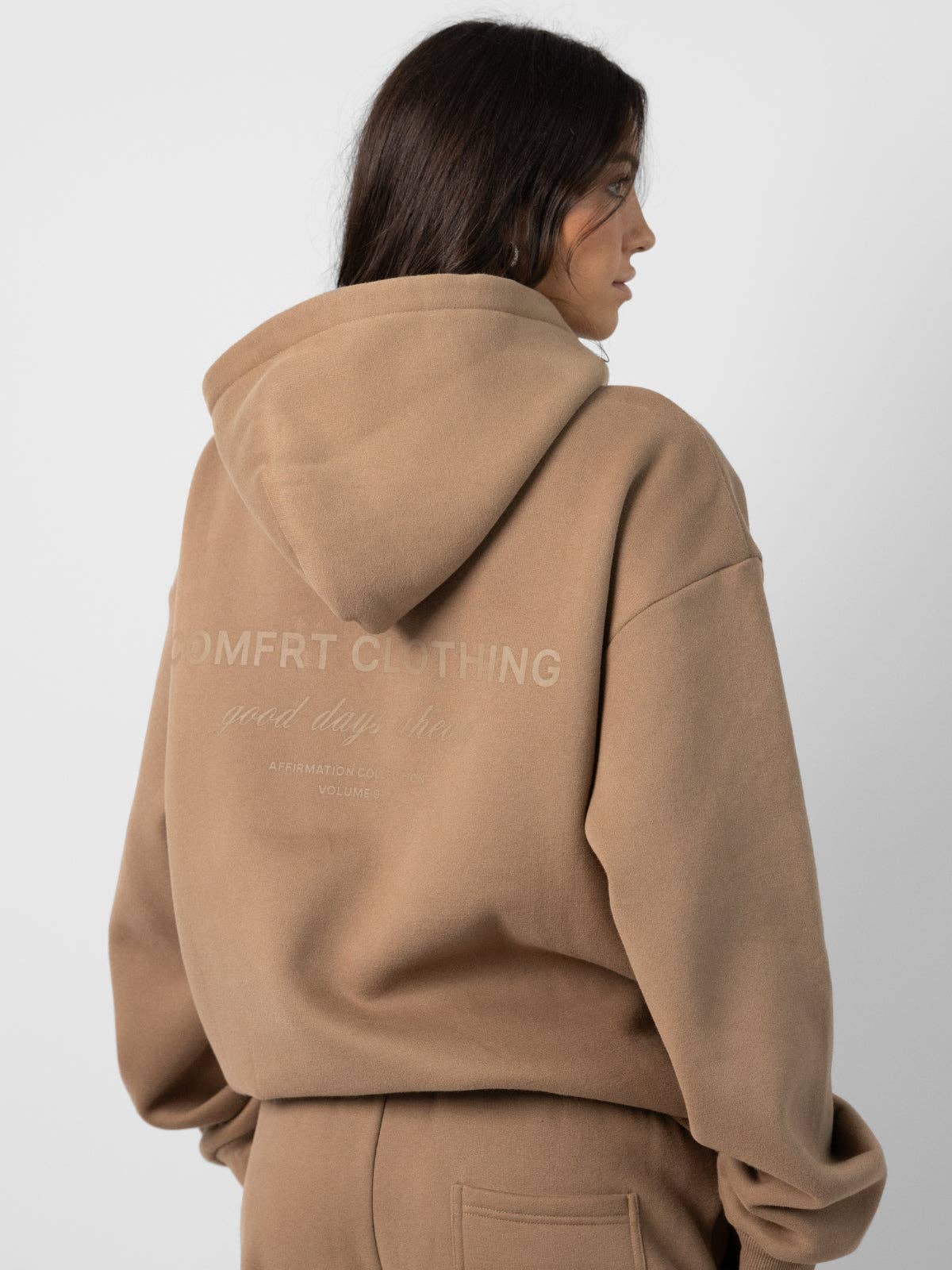 Comfrt | Affirmation Collection Hoodie - CloudTouch™ Heavyweight Oversized Fleece
