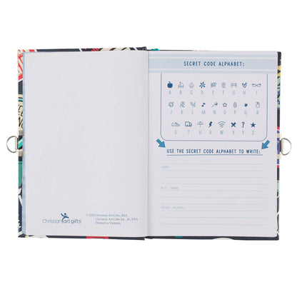 Stay Strong Secret Diary with Lock & Keys