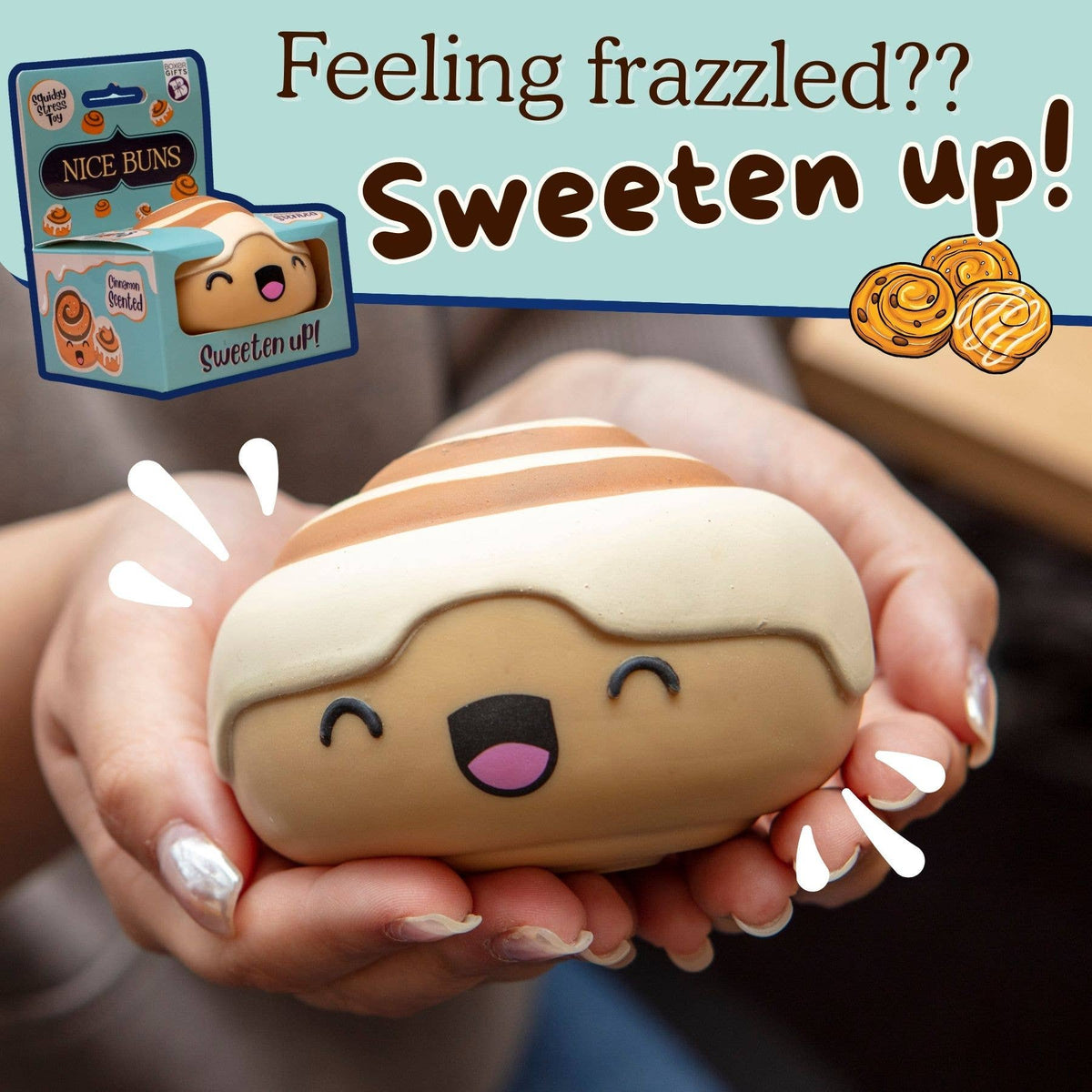 Boxer Gifts | Nice Buns Cinnamon Roll Squishy