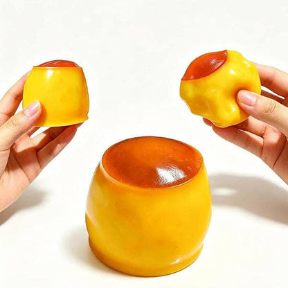 Crunch & Squish | Caramel Pudding Crunchy ASMR Squishy