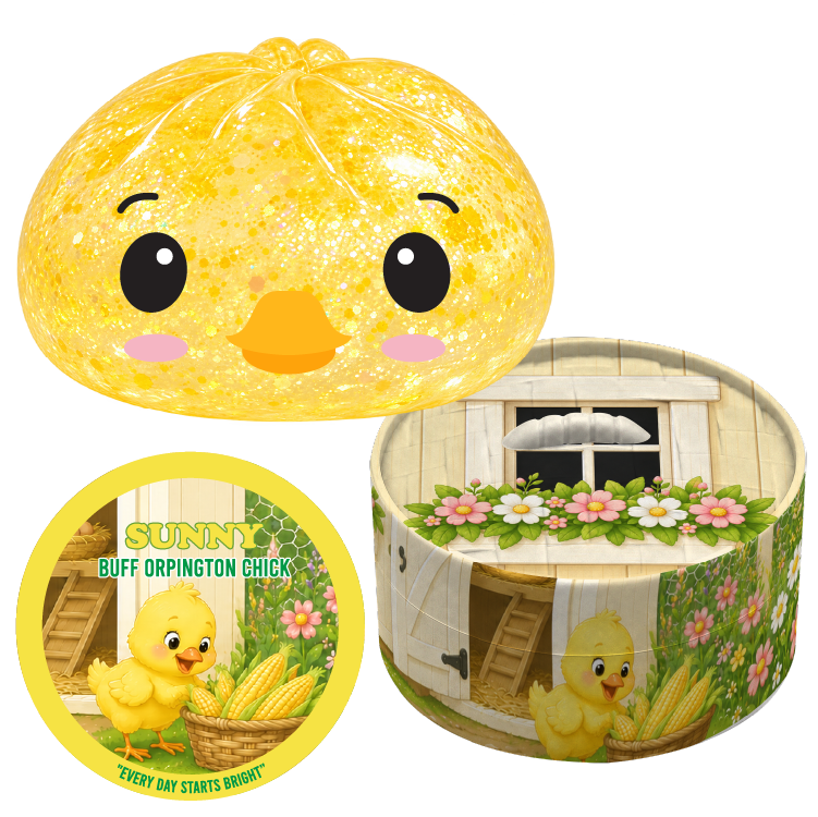 Fun Doh Barnyard Dumpling | Mystery Farm Animal Squishy with Matching Steamer