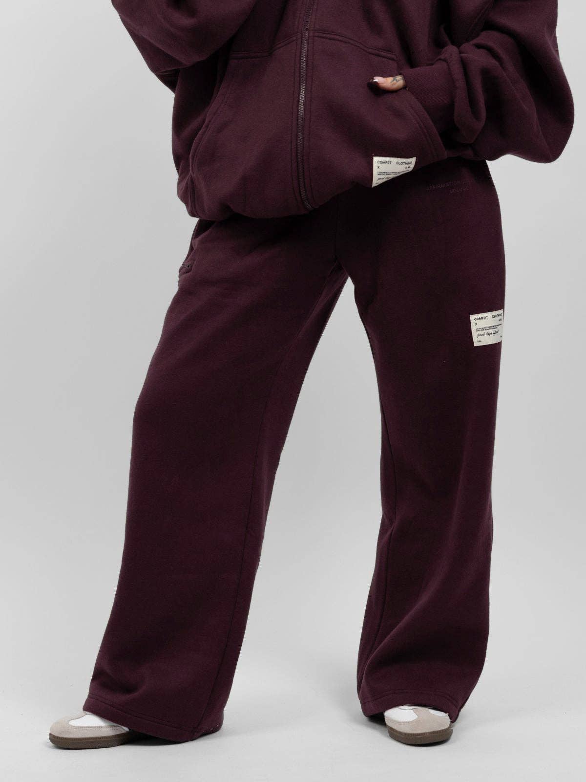 Comfrt | Affirmation Collection Sweatpants - Buttery Soft Straight-Leg Lounge Pants