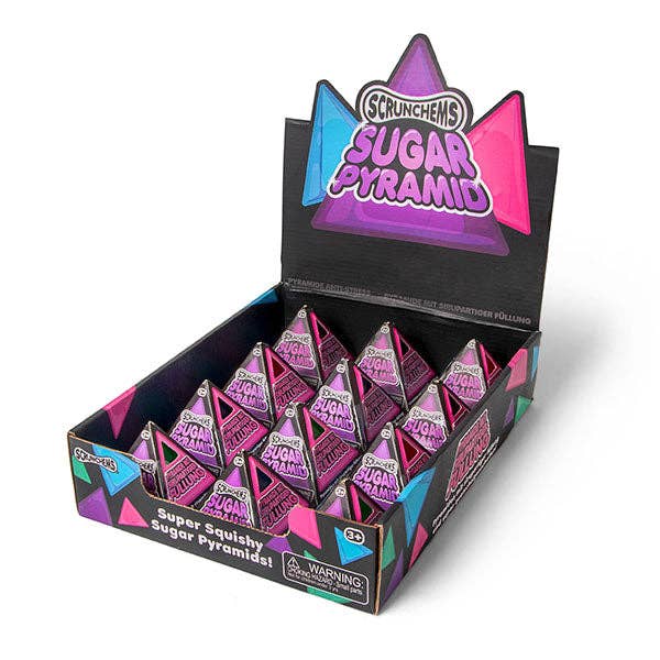 Scrunchems® Sugar Pyramid Squishy