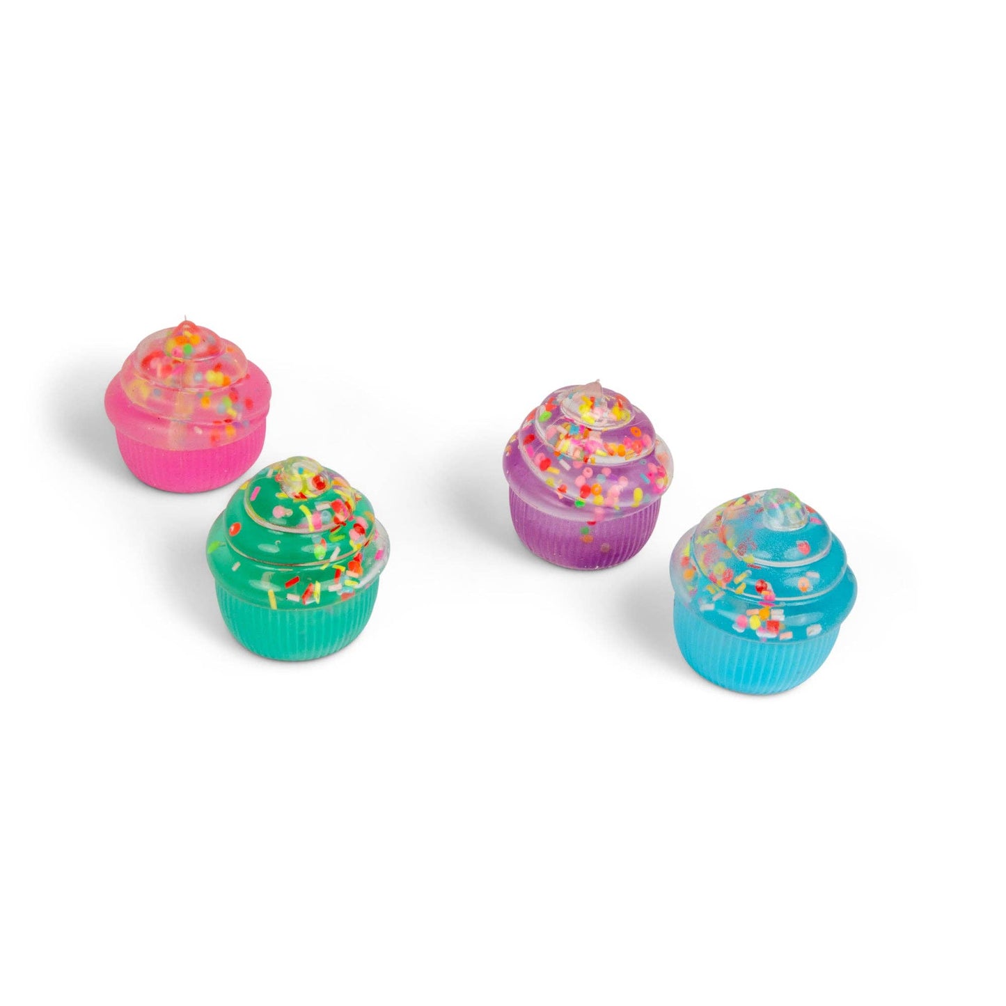 SCRUNCHEMS® Sugar Cupcake Squishy – Assorted Colors Sensory Fidget