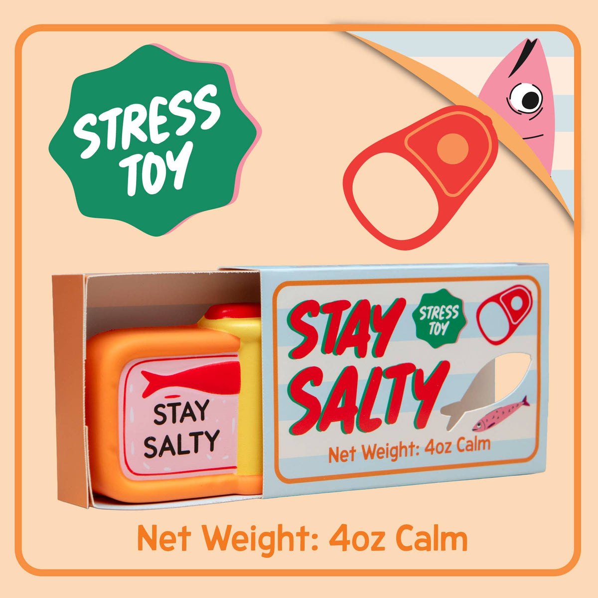 Boxer Gifts | Stay Salty Sardine Tin Squishy