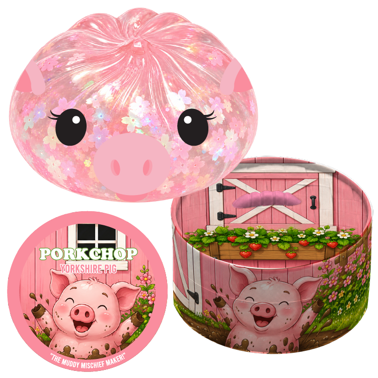 Fun Doh Barnyard Dumpling | Mystery Farm Animal Squishy with Matching Steamer
