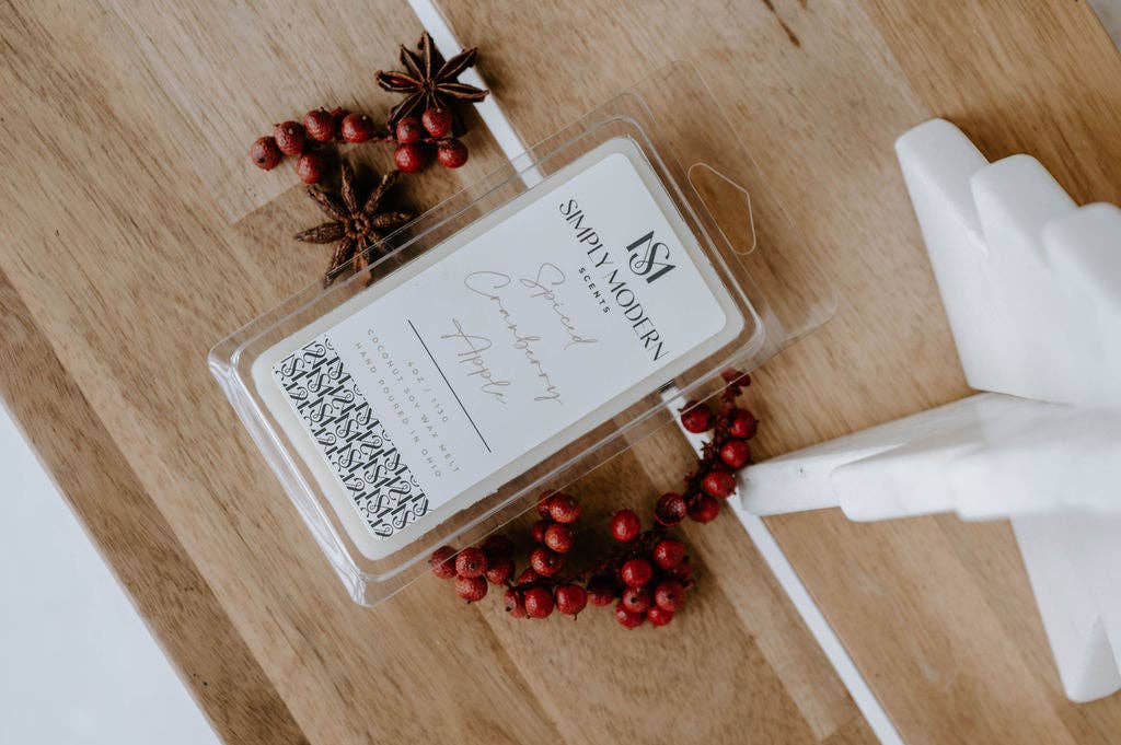 Simply Modern Scents | Spiced Cranberry Apple - Coconut Soy Wax Melt