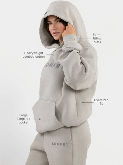 Comfrt | Tranquil Hoodie - CloudTouch™ Heavyweight Fleece Oversized Comfort Hoodie