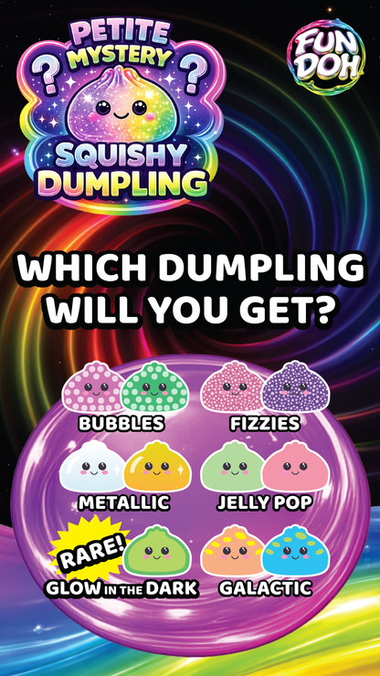 Fun Doh Mini Petite Mystery Squishy Dumpling | 2.5"