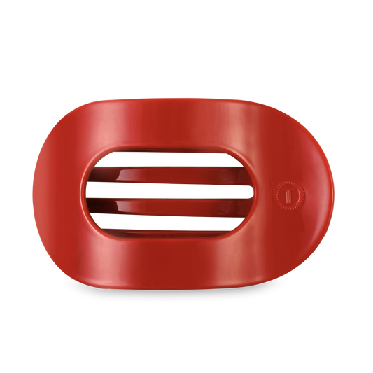 TELETIES® Red Carpet Ready | Large Flat Round Hair Clip