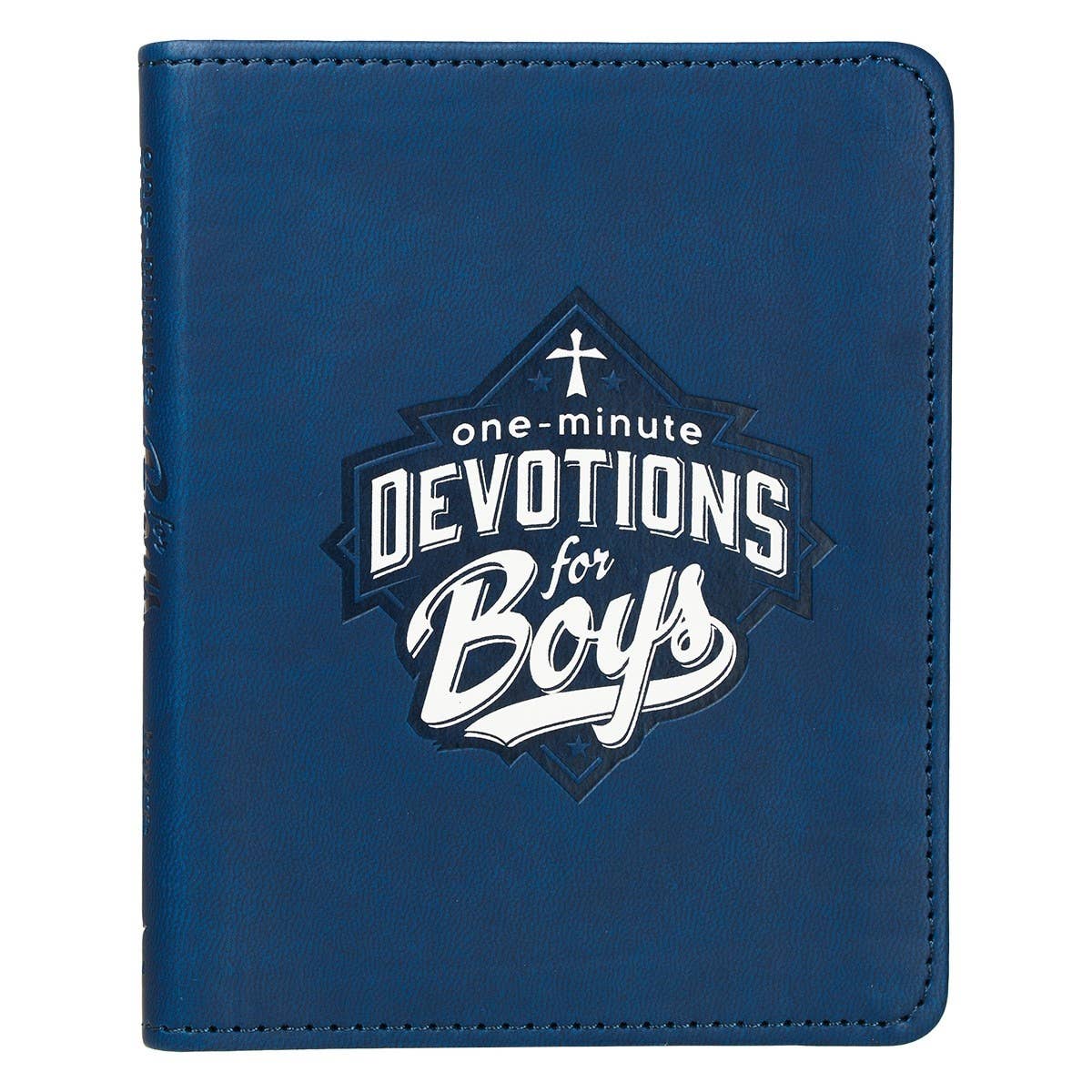 One-Minute Devotions for Boys – Blue Faux Leather Edition