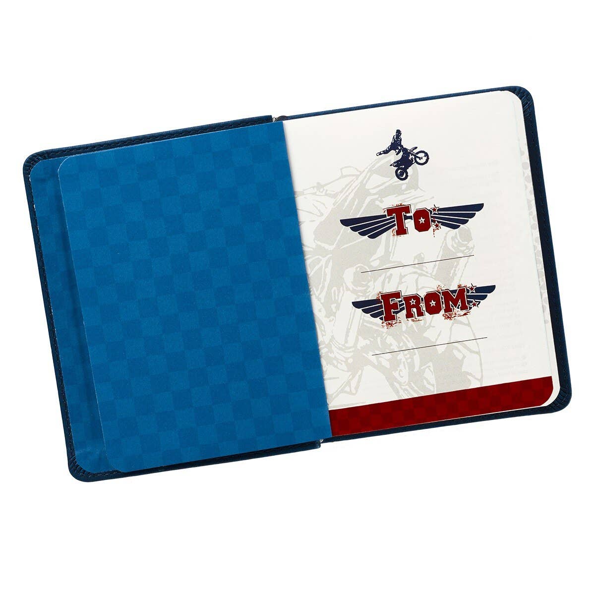 One-Minute Devotions for Boys – Blue Faux Leather Edition