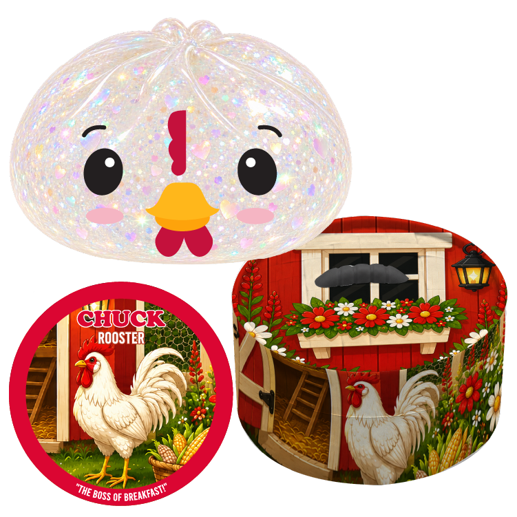 Fun Doh Barnyard Dumpling | Mystery Farm Animal Squishy with Matching Steamer