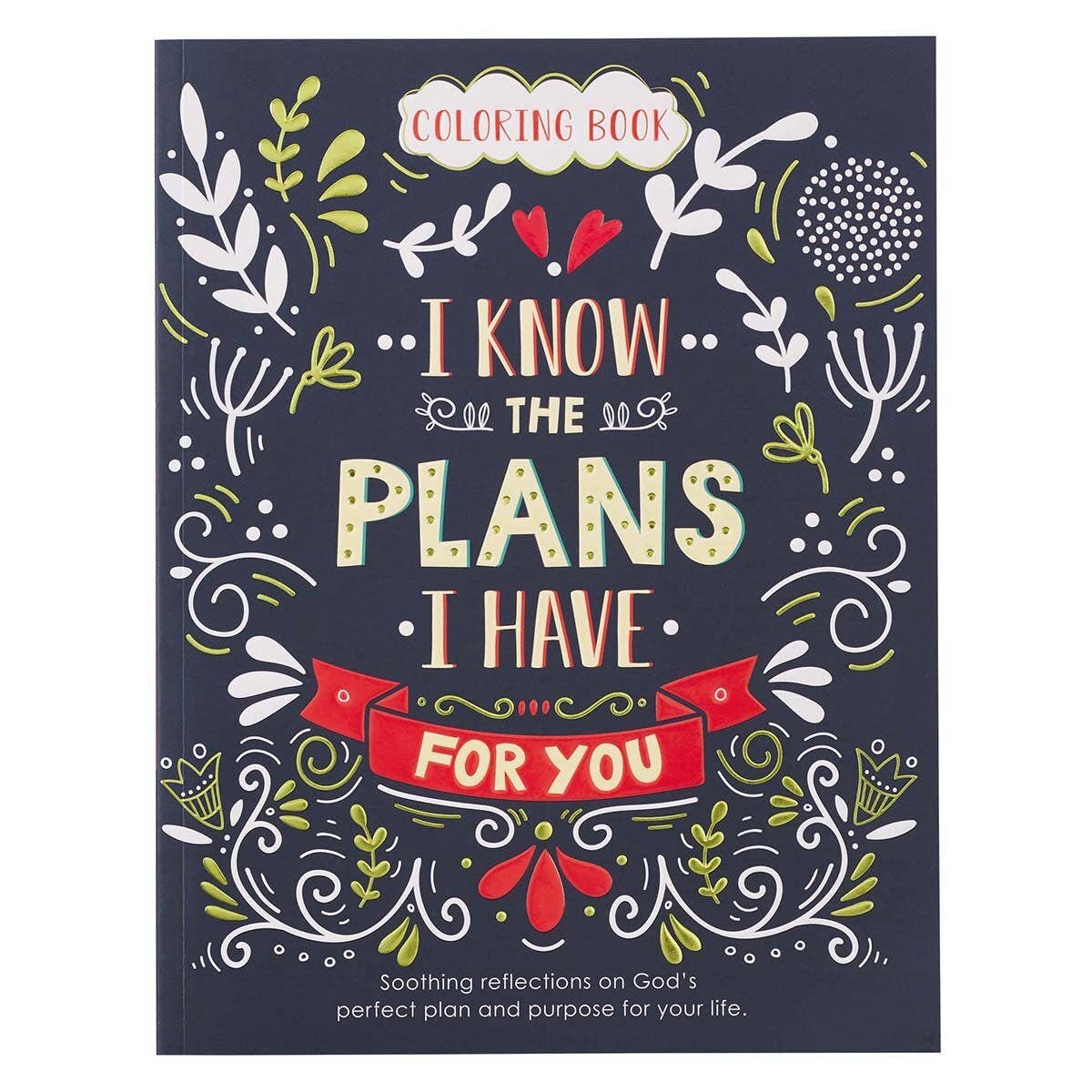 I Know the Plans I Have for You Adult Coloring Book