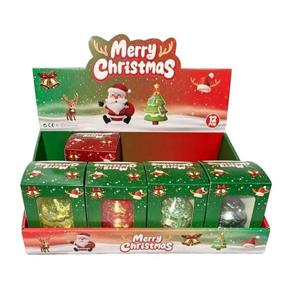 Glitter Christmas Tree Squishy – Holiday Sensory Fidget Toy | Assorted Colors