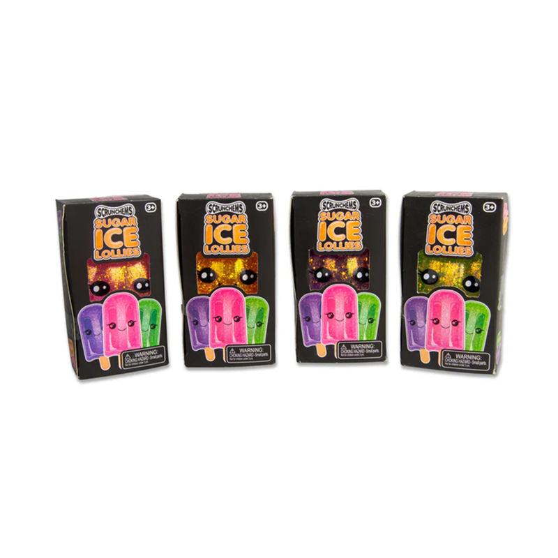 SCRUNCHEMS® Sugar Ice Lollies – Sugar-Filled Squishy Fidget