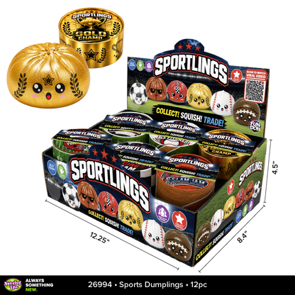 Fun Doh Sports Dumpling Squishy