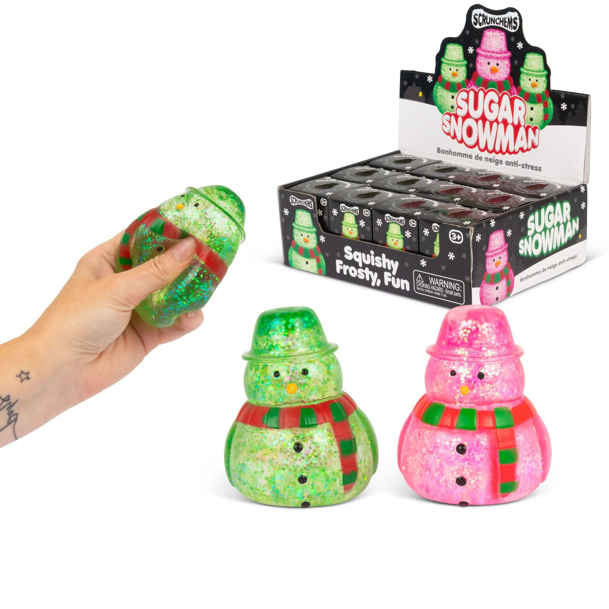 Scrunchems® Sugar Snowman Squishy