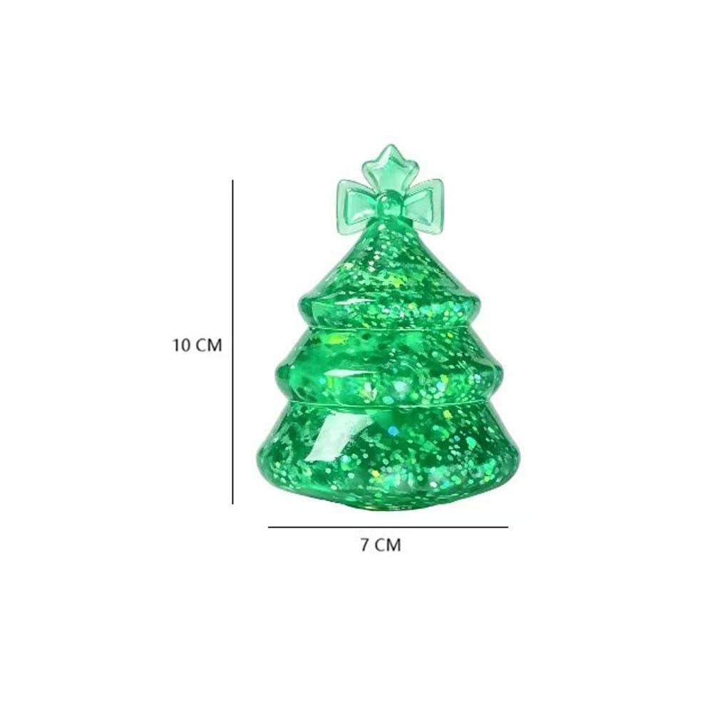Glitter Christmas Tree Squishy – Holiday Sensory Fidget Toy | Assorted Colors