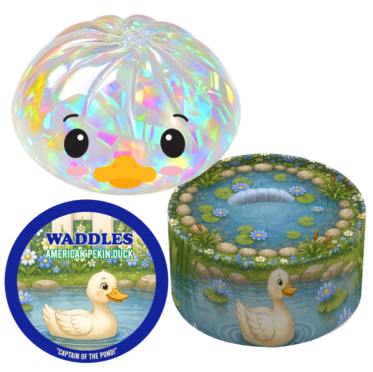 Fun Doh Barnyard Dumpling | Mystery Farm Animal Squishy with Matching Steamer