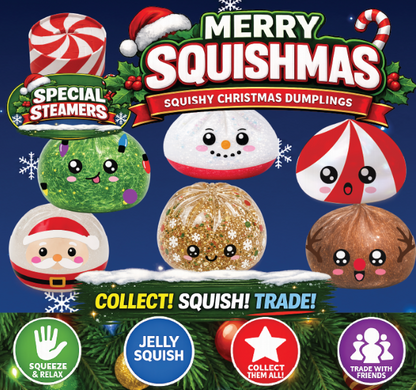 Fun Doh | Mystery Christmas Dumpling Squishy