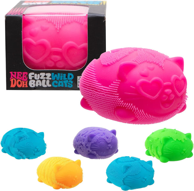 NeeDoh FuzzWild Ball Cats