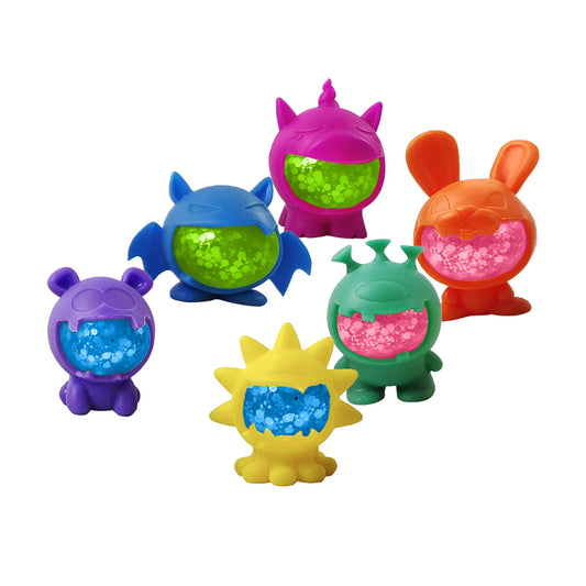 Glitter Gobblers Squishy Creature