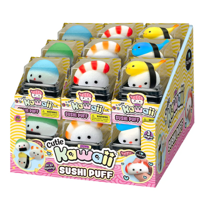 Kawaii Sushi Puff Squishy – Assorted Cute Sushi Sensory Fidget