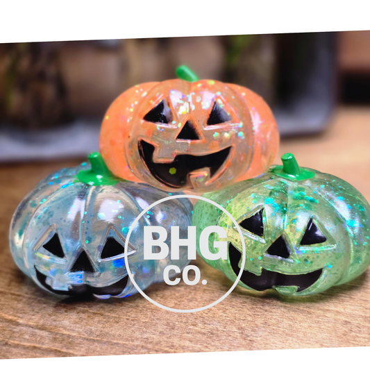 Halloween Glitter Maltose Pumpkin Squishy