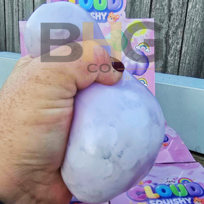 Cloud Squishy | Lilac Crunchy ASMR Sensory Stress Toy