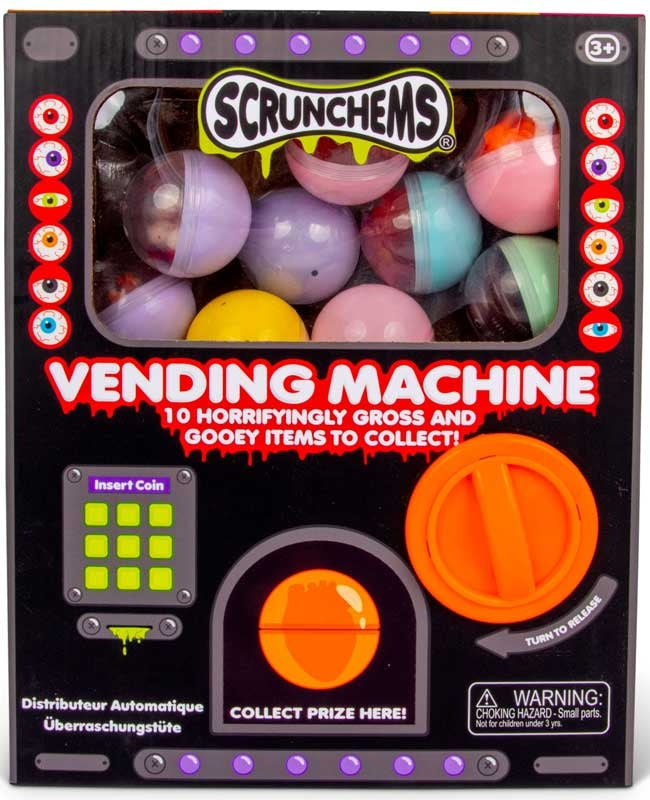 Scrunchems Vending Machine Mystery Capsules | Gross & Gooey Sensory Fidget Toys