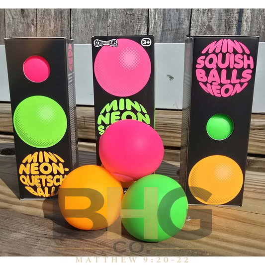 Scrunchems Mini Neon Squish Balls 3-Pack